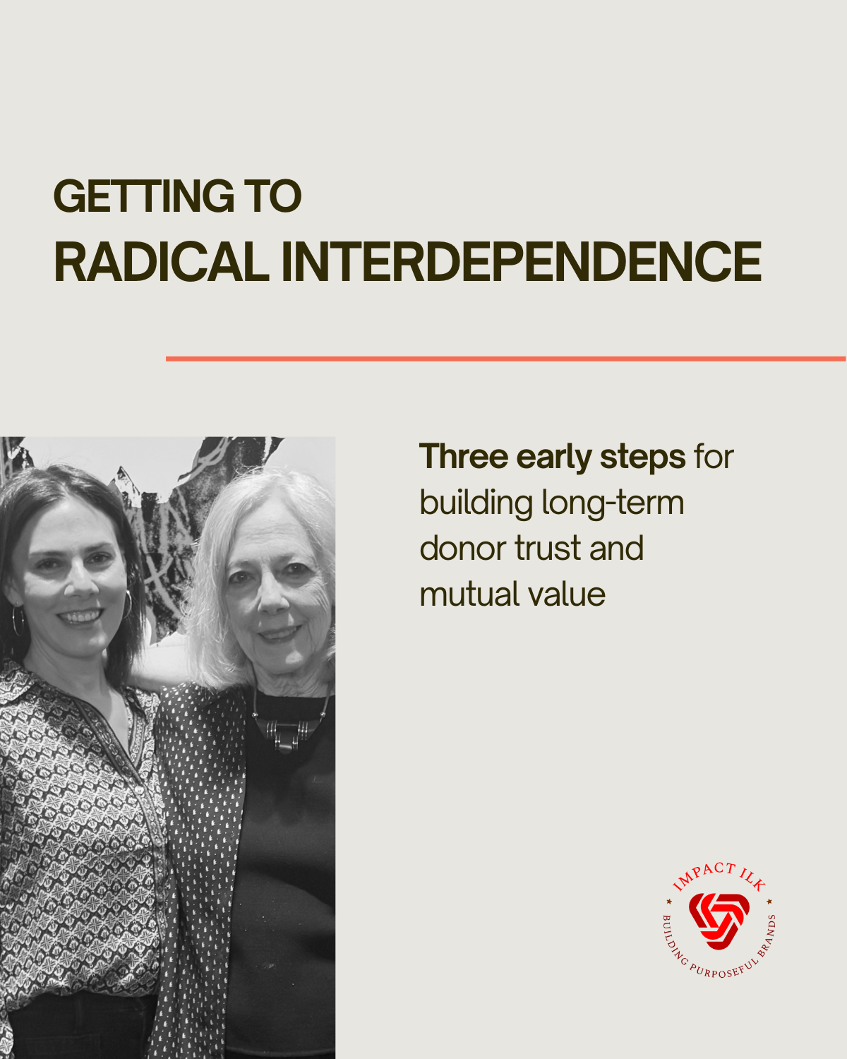 Three Steps for Building Long-Term Donor Trust & Mutual Value